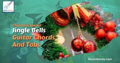 jingle bells guitar chords - Music banda feature image